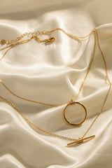 Double-Layered Stainless Steel Necklace